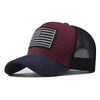 Men&#39;s Washed Distressed Breathable Embroidered Hat