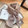 Velvet Scarf Women&#39;s Thick Warm Fur Collar Scarf