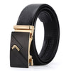 Men&#39;s Automatic Leather Buckle Business Belt