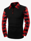 Men&#39;s Plaid Sweater Zip Jacket