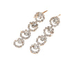 Rhinestone Necklace And Earrings Suite Women&#39;s Simple