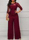 Straight Women&#39;s High Waist Lace Jumpsuit New