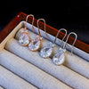 Crystal Retro Stud Earrings Female Special-interest Design