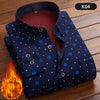 Men&#39;s Plus Velvet Padded Warm Shirt Long Sleeves