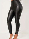 Women&#39;s Luxe Noir Leather Leggings