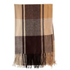 Women&#39;s All-match Cashmere Plaid Tassel Thickened Warm Shawl Scarf