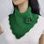 Wave Edge Small Flower Scarf Knitted Scarf Crocheted Triangular Binder