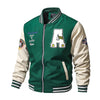 Retro Baseball Uniform Men&#39;s Thickened Loose Casual Jacket