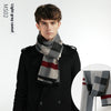 Simple Plaid Warm Keeping Artificial Cashmere Scarf