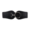 Women&#39;s Simple Sweet Cool PU Leather Decoration Wide Belt