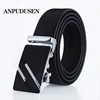 Men&#39;s Automatic Leather Buckle Business Belt