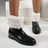 British Style Short Boots With Short Plush Autumn And Winter Ins All-match Fashion Women&#39;s Shoes