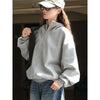 New Korean Fashion Simple Air Layer Hooded Sweater