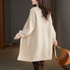 Knitted Long Lazy Feeling Thick Soft Skin-friendly Loose Long Sleeve Cardigan Jacket