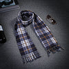 Autumn And Winter Black And White Plaid Plus-sized Thickening Thermal Men&#39;s And Women&#39;s Scarf