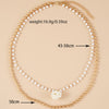 Fashion Exquisite Chain Inlaid Pearl Ladies