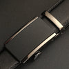 Men&#39;s Leather Automatic Buckle Two-layer Cowhide Embossed Belt