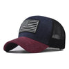 Men&#39;s Washed Distressed Breathable Embroidered Hat