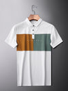 Men&#39;s Ice Silk Lapel Polo Shirt Short Sleeves