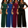 Straight Women&#39;s High Waist Lace Jumpsuit New