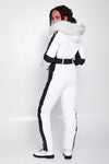 Women&#39;s Black and White Snowsuit