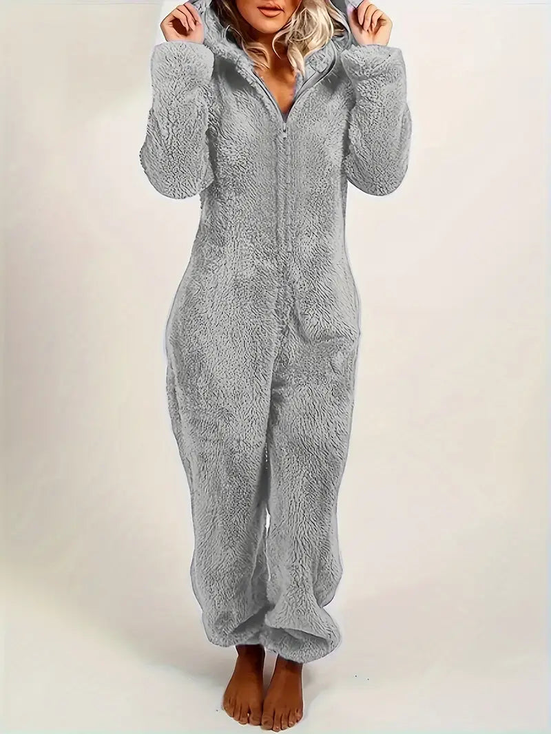 Luxe Cozy Fleece One Piece Pajamas